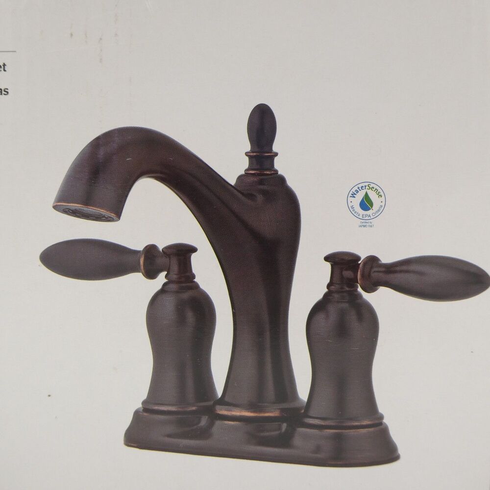 Pfister Arlington F-048-aryy 2-handle 4 Centerset WaterSense Bathroom Faucet